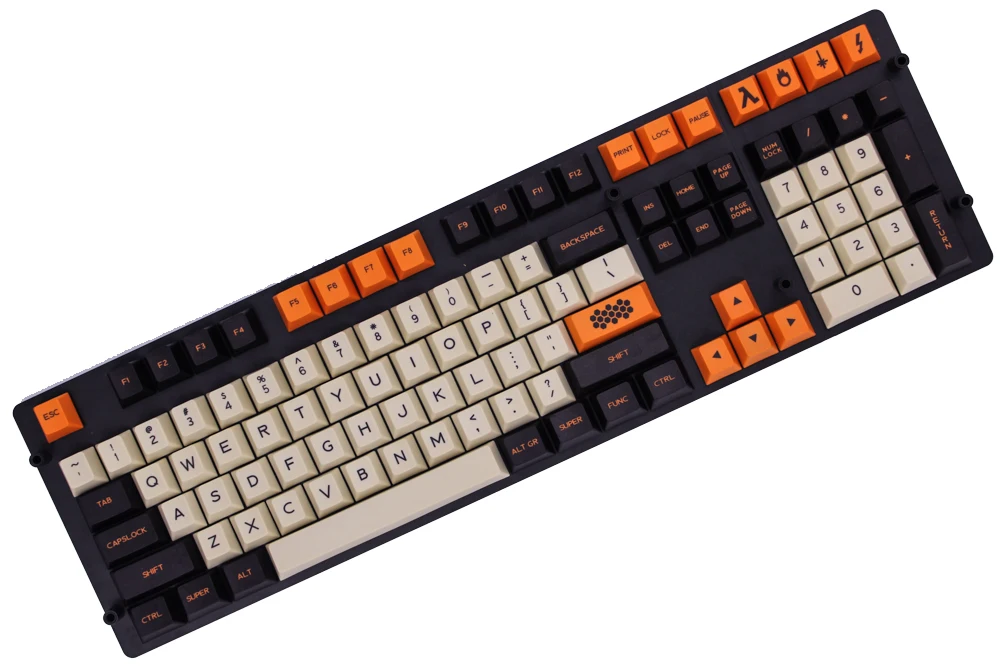 MP PBT краситель сублимированный Keycap английская/Корейская версия большой углерод 169/124 ключ Вишневый профиль Keycap для механической клавиатуры