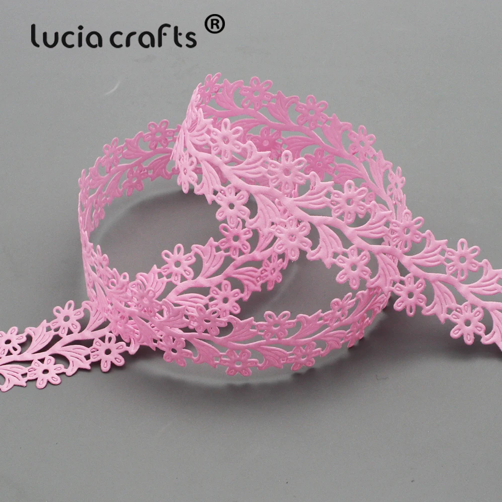 Lucia Crafts 2/12y/партия Цветочная фотография и домашний декор P0603|lace trim|craft laceribbon sewing |