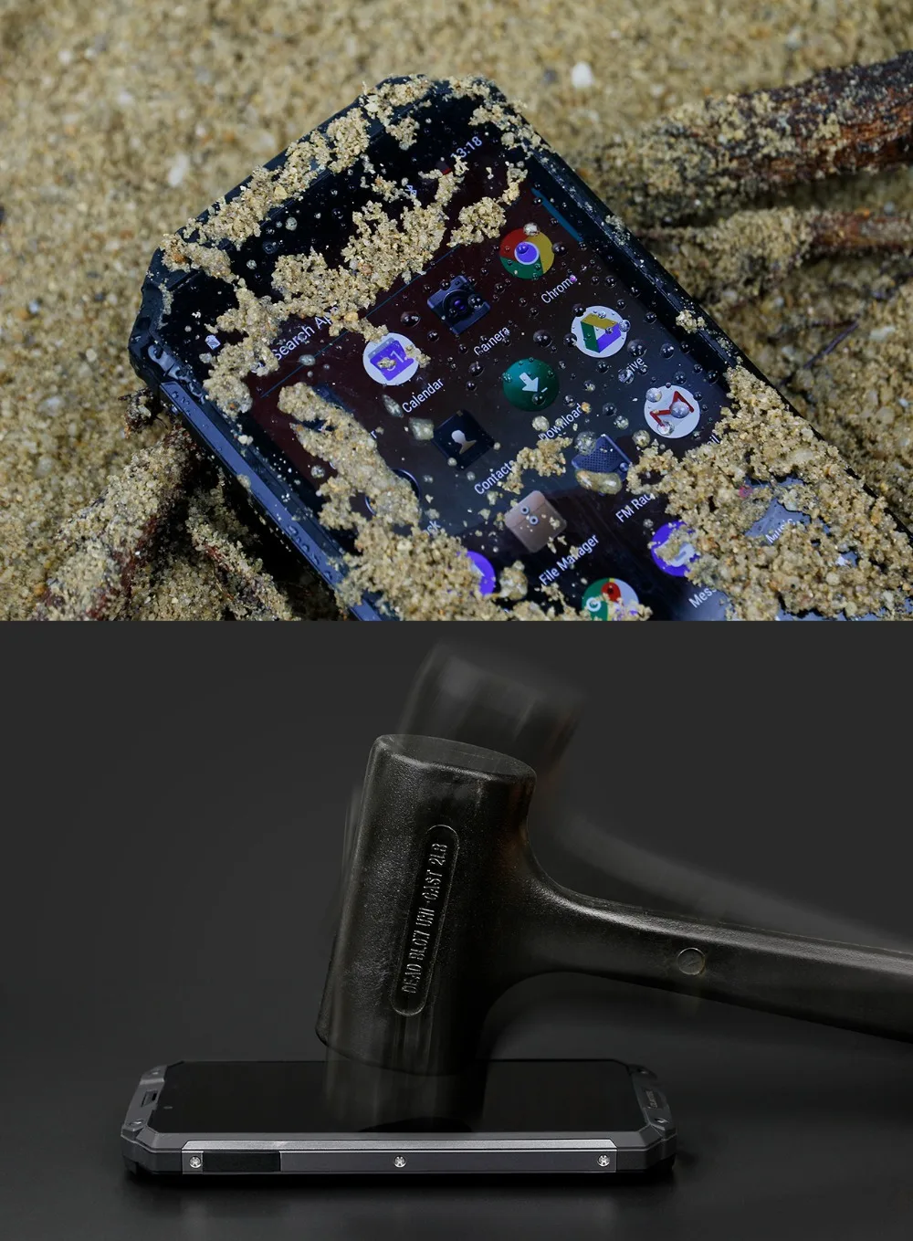 OUKITEL WP2 IP68 водонепроницаемый пылезащитный ударопрочный мобильный телефон 6,0 дюймов 4 Гб+ 64 Гб MT6750T Восьмиядерный Android 8,0 10000 мАч NFC Смартфон