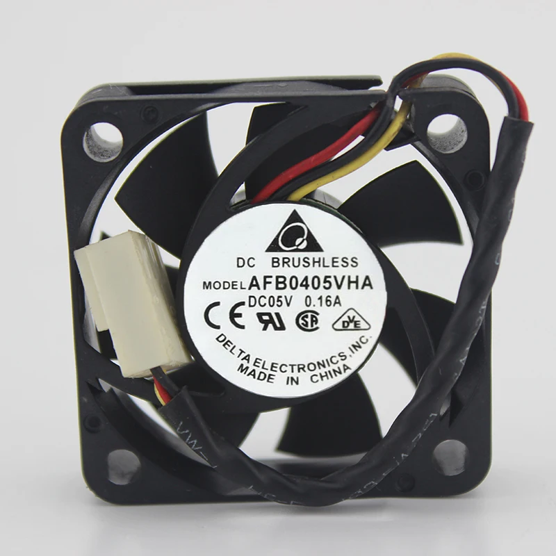 Для delta Electronics AFB0405VHA сервер квадратный вентилятор DC 5V 0.16A 40x40x10 мм 3-провод