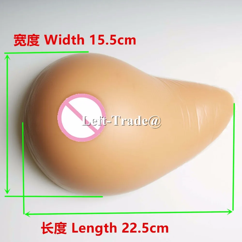1 pair suntan brown color crossdresser fake silicon breasts 2000g |
