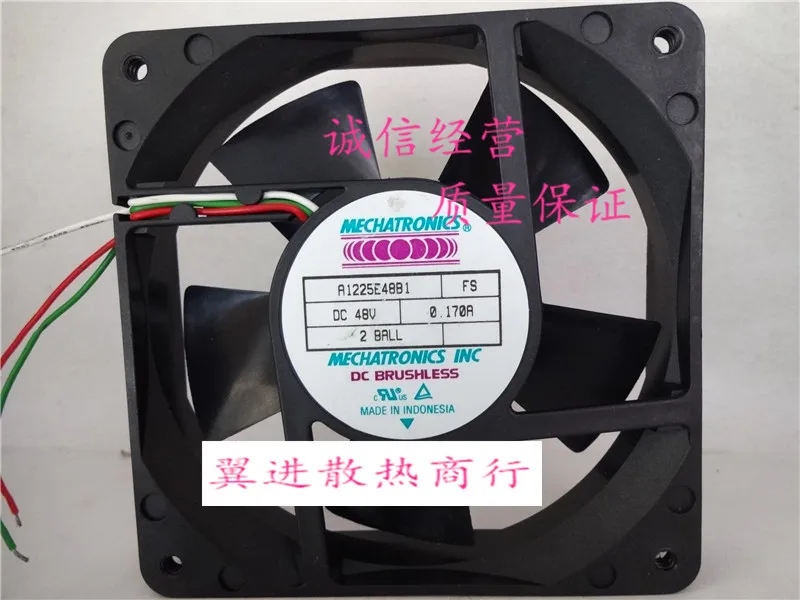 A1225E48B1 fonsoning E1225E48B1 FSR A1225E48B1 FS 48 V 0.170A 120*120*25 мм 3 линии Вентилятор охлаждения - Цвет лезвия: A1225E48B1