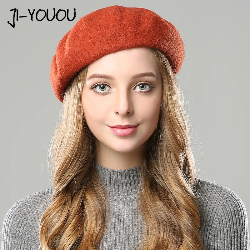 Зимние шапки для женщин с двухслойным меховым помпоном 2018 облегающая шапка