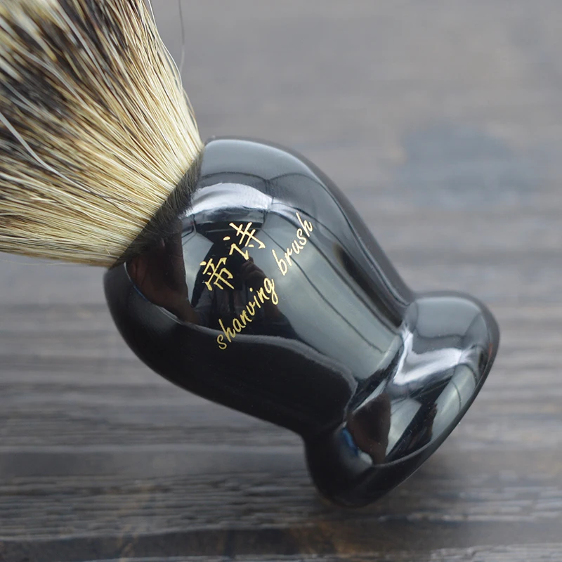 DS density silvertip щетка для бритья из барсука с ручкой из смолы, мужской набор для ухода, щетка от производителей