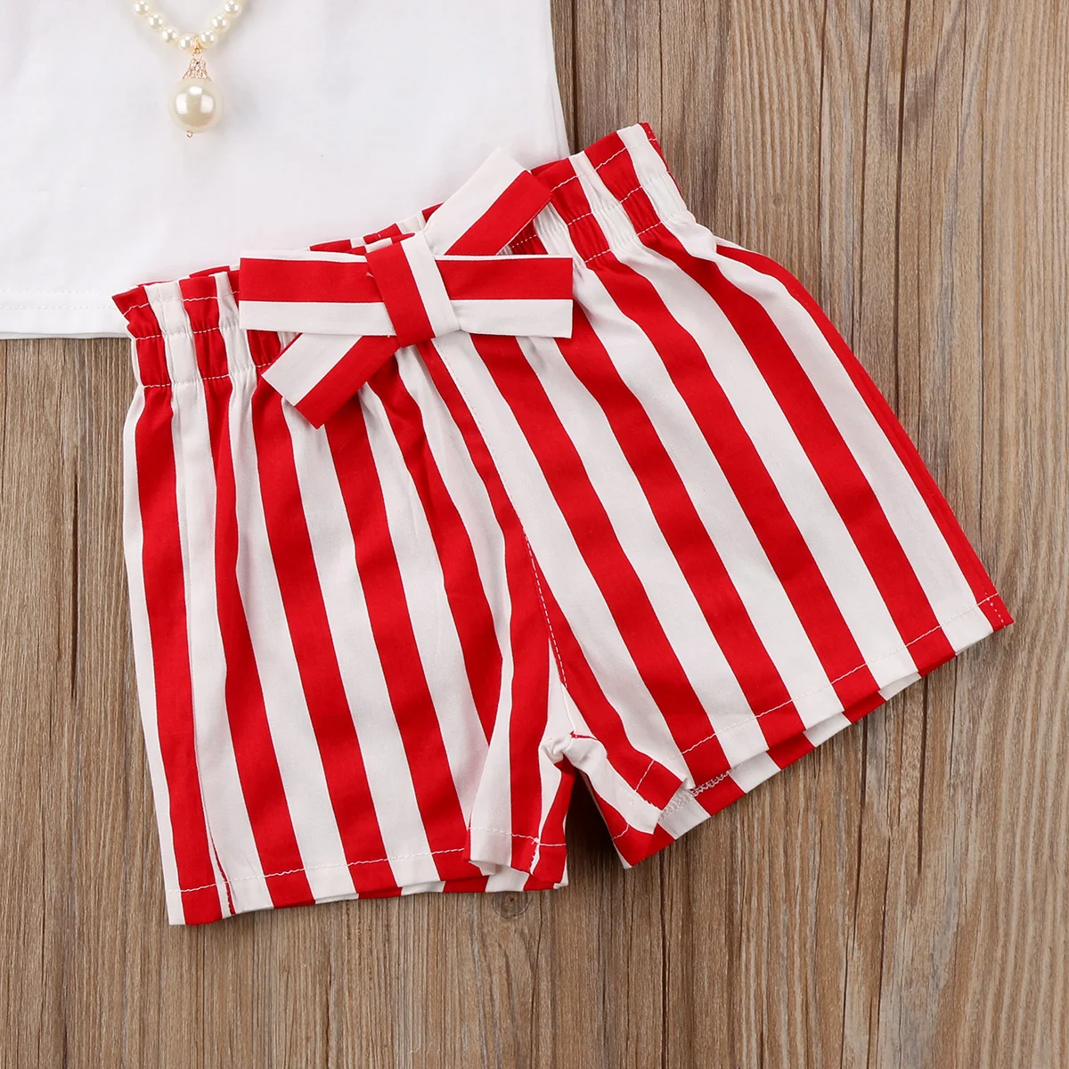 Pudcoco/Летняя одежда для маленьких девочек из 2 предметов кружевные топы с