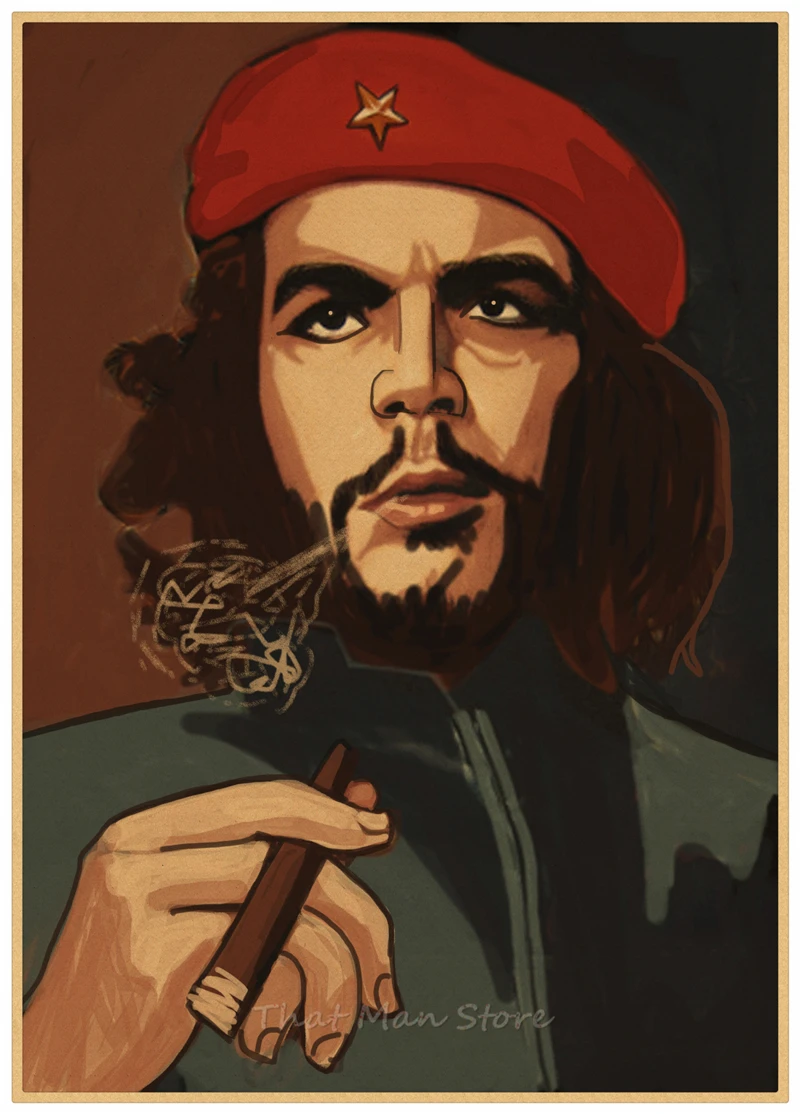 Che Guevara религиозный лидер знаменитые исторические фигурки винтажные постеры