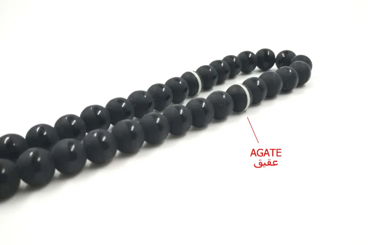 Tasbih кристалл с агатами кисточкой популярный стиль Кристалл Черный цвет молитва бусины 33 66 99 бусины камень четки