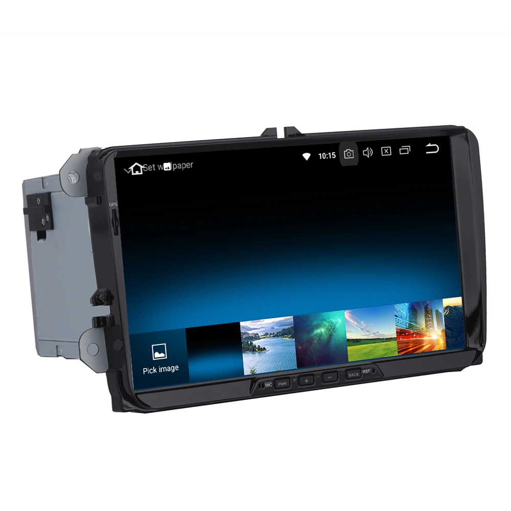 Автомобильный 1 din Android 8 0 мультимедийный плеер для VW Golf 5 6 Polo Passat gps с восьмиядерным