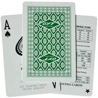 NO927 GREEN 2 двухслойные карточные Игры покер техасский холдем Пластик ПВХ игральных карт покерные карты Водонепроницаемый с тусклой полировкой, ГИТ настольные игры - Цвет: NO927 GREEN