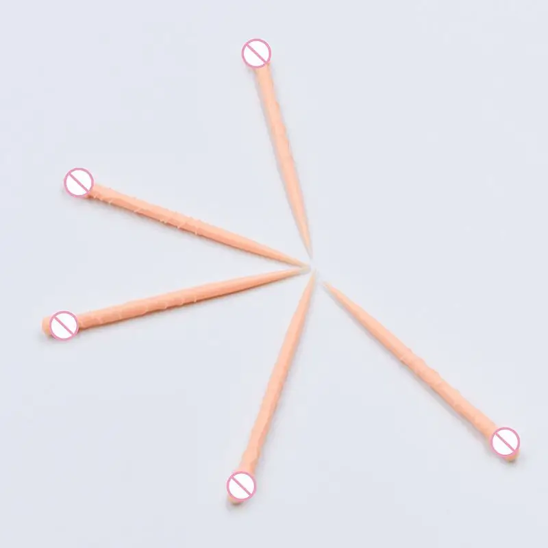 20 шт./компл. Забавный пенис зубочистка трюк милые пластиковые фрукты девичник