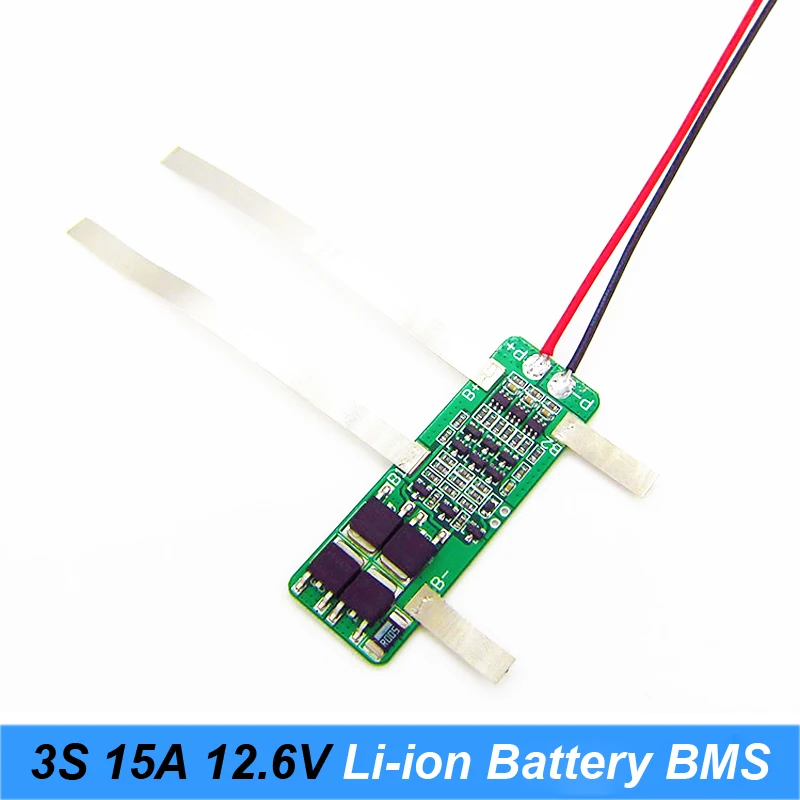 Защитная плата PCB BMS12.6V для зарядки литий ионных батарей 18650|Перезаряжаемые