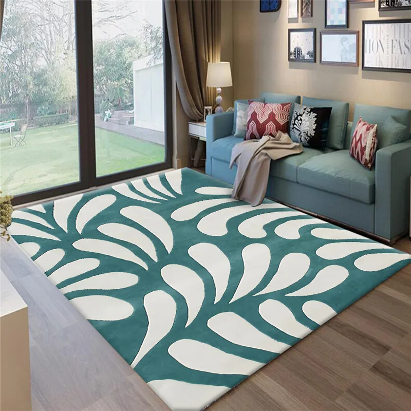 Скандинавские простые домашние ковры для гостиной спальни прикроватный