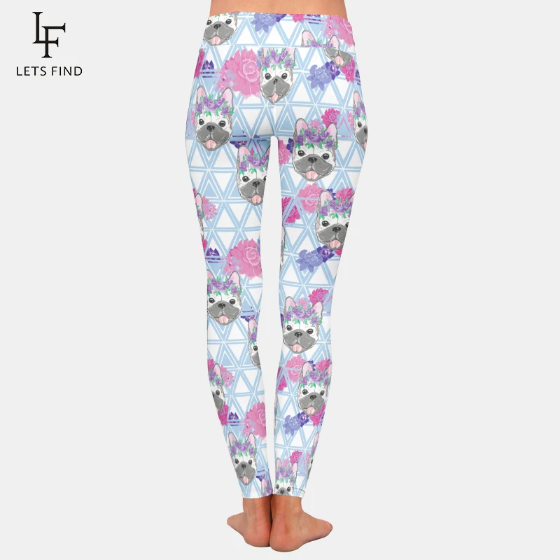 LETSFIND пуш-ап эластичные узкие штаны размера плюс Фитнес Леггинсы с высокой талией