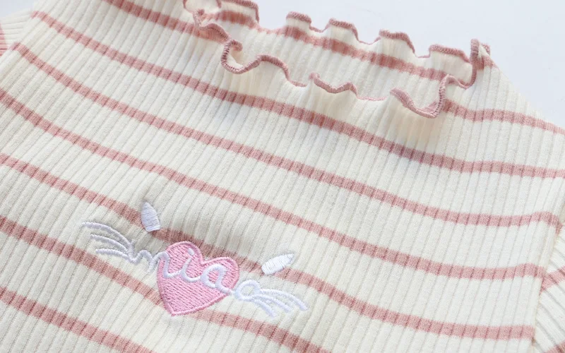 Детская футболка с длинным рукавом и круглым вырезом|baby clothing|t-shirt |