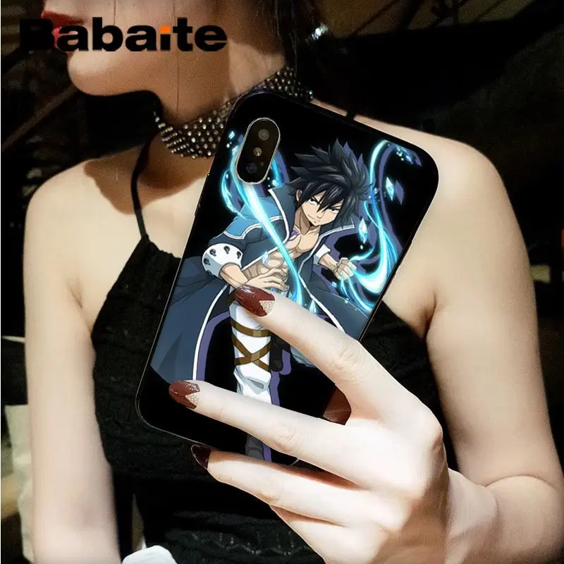 Bbabaite мягкий чехол для телефона из ТПУ с рисунком хвоста Феи iPhone 8 7 6 6S Plus 5 5S SE XR X XS