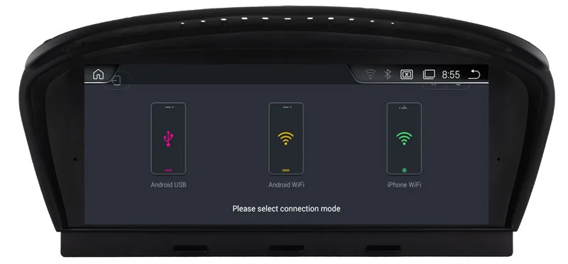 8 "четырехъядерный Android 7 1 автомобильный DVD для BMW 5 серии E60 E61 E63 E64 3 E90 E91 с GPS аудио