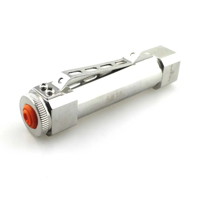 Высококачественный светодиодный мини-фонарик из нержавеющей стали CREE XPE Q5 280 люмен 3 режима портативный светодиодный фонарь(1x14500