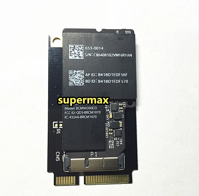 Dual frequency network card BCM94360CD 802.11ac mini WLAN Bluetooth 4.0 Mini PCI-e Adapter Wireless Card | Компьютеры и офис
