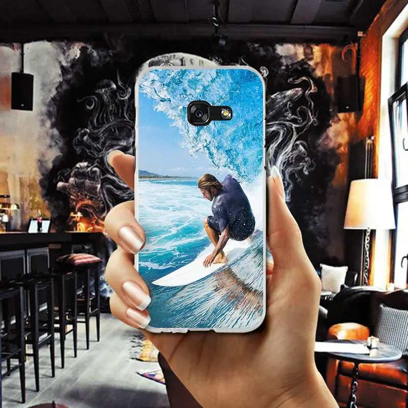 Паркур Скейтбординг серфинга спортивные для Samsung Galaxy A3 A5 A7 J1 J2 J3 J4 J5 J6 J7 2016 2017 2018