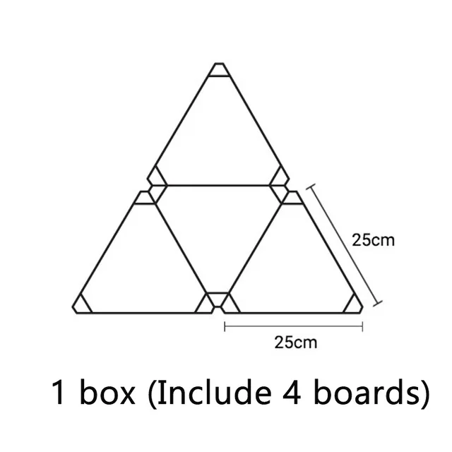 4 boards in 1 box Xiaomi Nanoleaf полноцветный умный нечетный светильник для работы с приложением Mijia для Apple Homekit Google home настройка на заказ - Цвет: 4 boards in 1 box