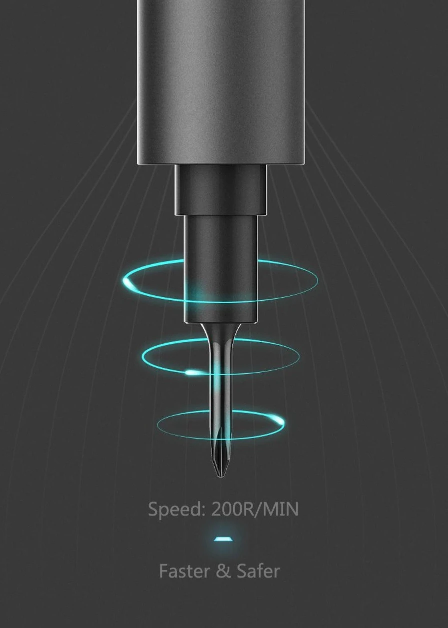 Xiaomi Wowstick 1F Pro электрическая отвертка 64 в 1 перезаряжаемый литиевый аккумулятор светодиодный Набор отверток для ежедневного использования