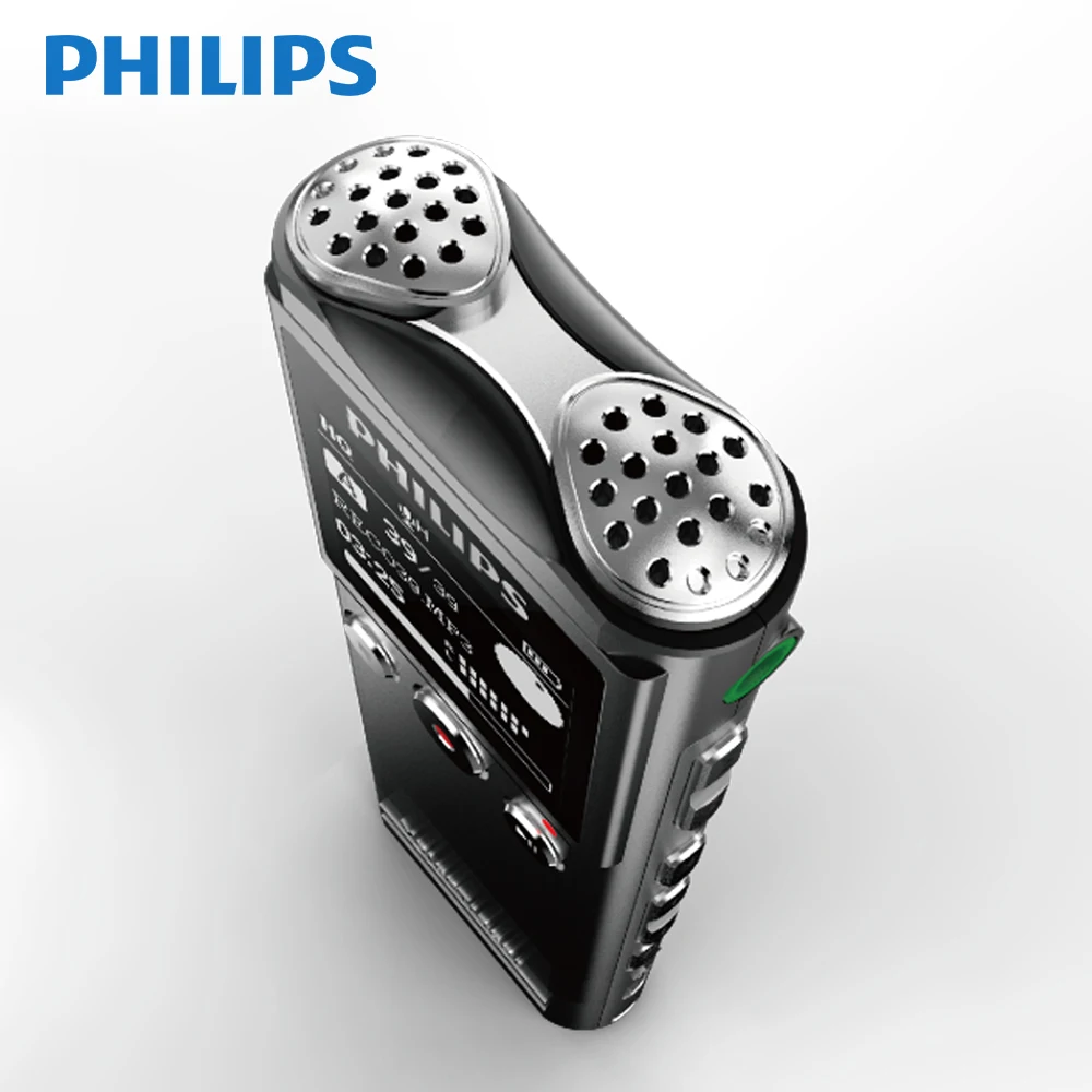 Цифровой диктофон Philips с сухой батареей 40 м беспроводным микрофоном|Цифровые