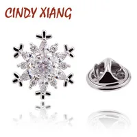 CINDY XIANG 2 цвета на выбор, кубический цирконий, Луна, броши на воротник для женщин, медный материал, милая маленькая красивая брошь на булавке, подарок