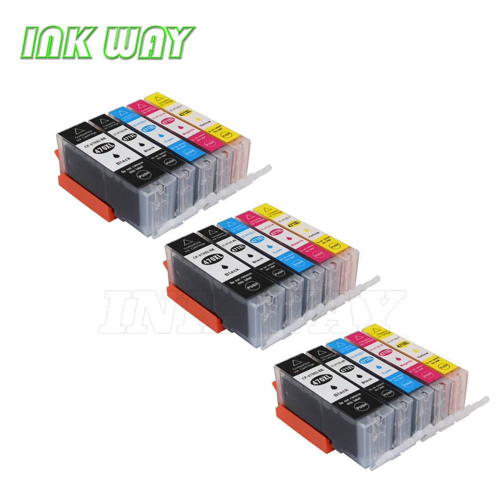 Чернильный картридж для Canon PIXMA MG6840 MG5740 TS5040 PGI470 CLI471 15 шт. полный чернильный