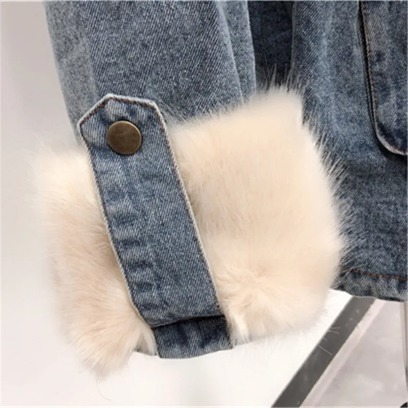 Женская длинная куртка из овчины теплая с меховым воротником|Женские куртки| |