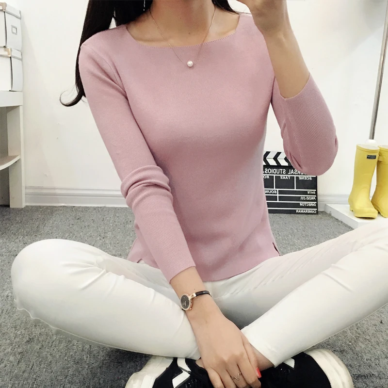 

2021 Sale Ohclothing 2021 New Spring Short Sleeved Shirt Collar Pullover Sweater Korean Female Thin
