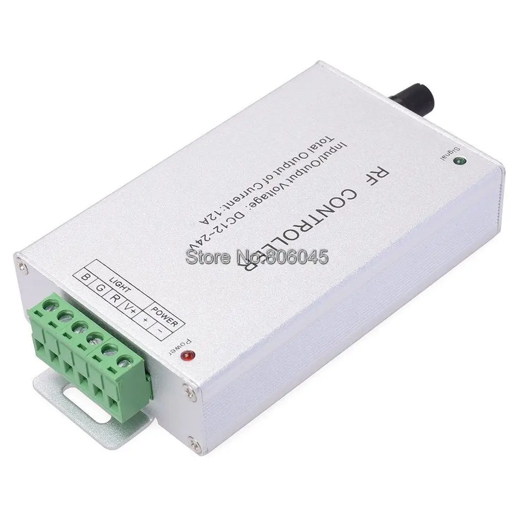 DC12V 24V 12A 3x4A RGB светодиодный контроллер Аудио Звук Музыкальный с 18 клавишным