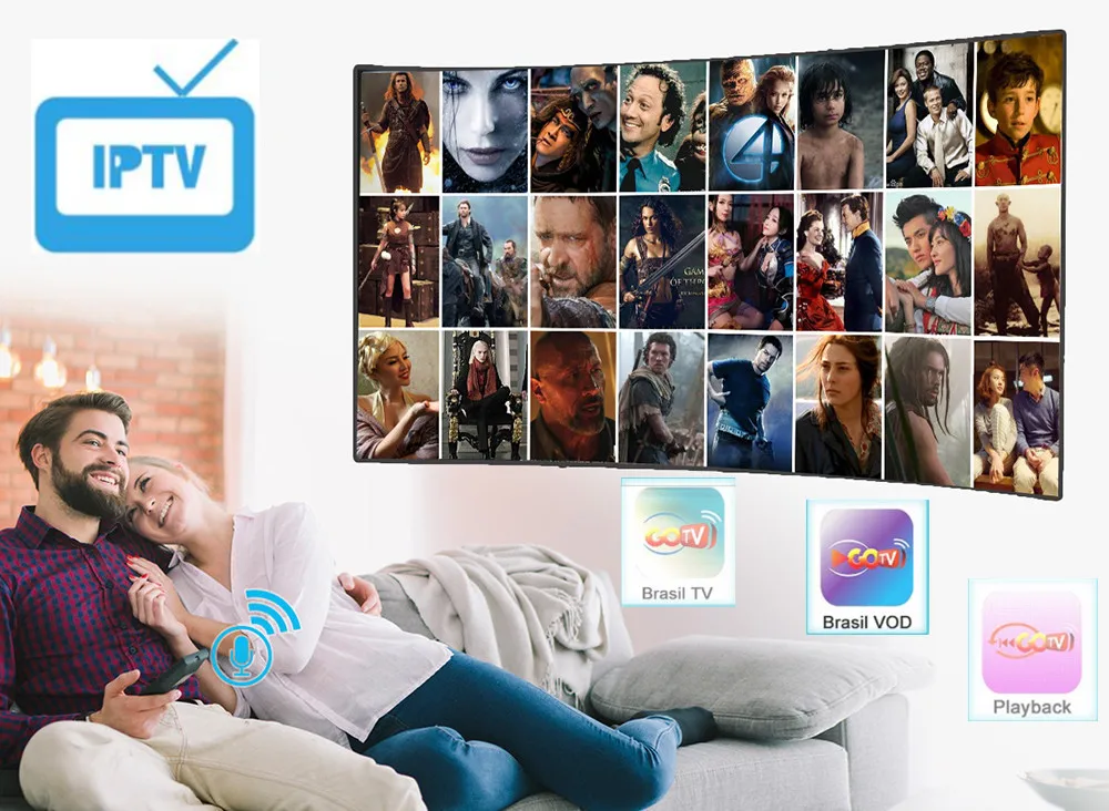 IPTV APK португальский с живыми ТВ& VOD и воспроизведения HD программ вызваны функции PlayVideo Поддержка Android ТВ коробка для Бразилия Южная Америка