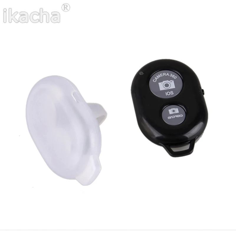 

Clear Transparent White Bluetooth Selfie Silicone Case Skin For Bluetooth Remote Shutter Monopod Camera Controller