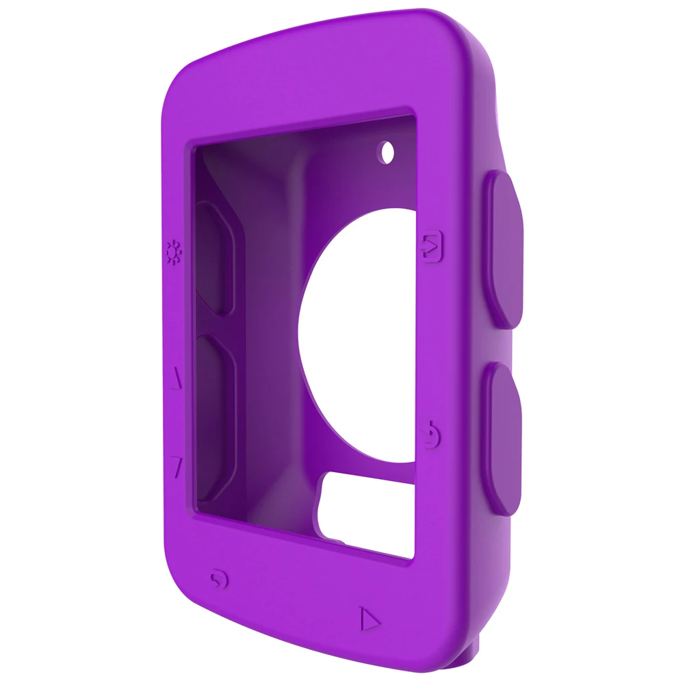 Фиолетовый Велосипедный компьютер, силиконовая резина для Garmin Edge 520, защитный чехол для велосипеда, Аксессуары для велосипеда - Цвет: Фиолетовый
