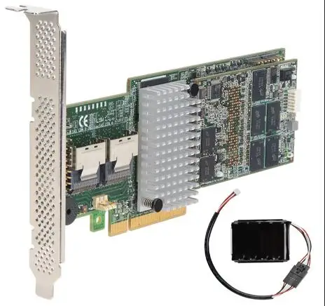 

RaidStorage INTEL RAID Controller RS25AB080 1GB CACHE LSISAS2208 RAID0.1.5.6 6Gb/s Storage Connector Module SAS Cards