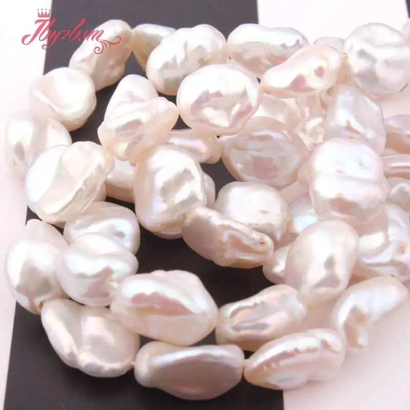 Бисер из белого пресноводного жемчуга 8x10 мм бесплатная доставка|beads for diy|stone