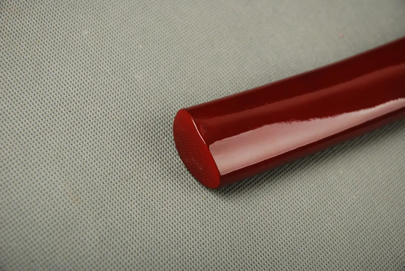 Нежная древесина меч ремесла облегающие блестящие темно красные Короткие Ножны