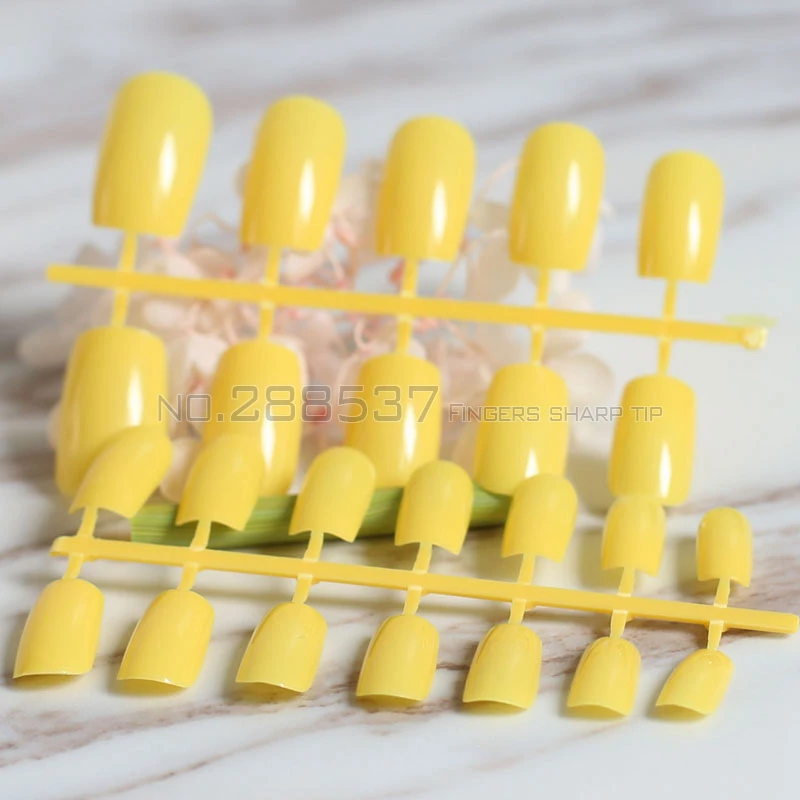 24 шт. новинка популярная прямоугольная секция яркие цвета сплошной цвет длинные