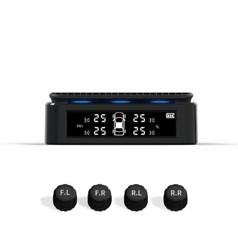 TPMS автомобильный внешний Солнечный монитор давления в шинах с подсветкой ЖК-дисплей цветной экран в режиме реального времени монитор давления в шинах датчик давления