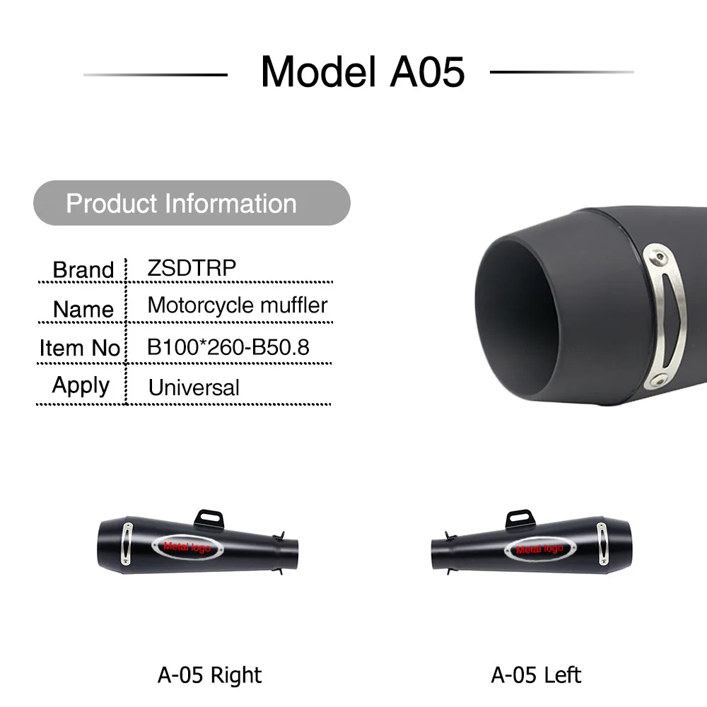 Alconstar-51mm M4 выхлопная труба для мотоцикла GP Глушитель слипон ниндзя ER6N NMAX NC700X