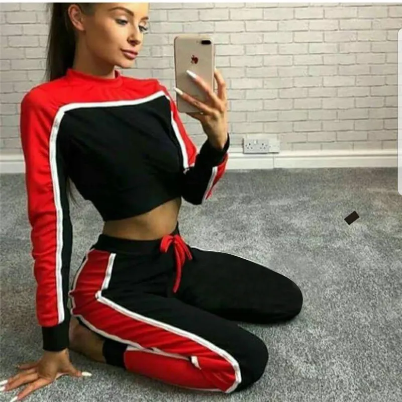 Комплект из двух предметов весна 2018 женская сексуальная клубная одежда