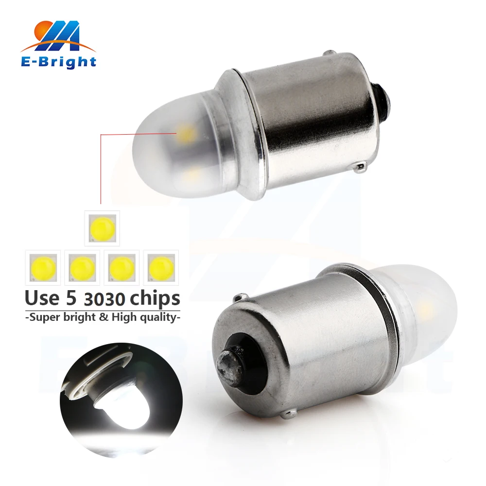 10 шт./лот 5SMD 3030 S25 1156 BA15S P21W BAU15S PY21W 1157 BAY15D DC 12V белые светодиодные лампы Задний