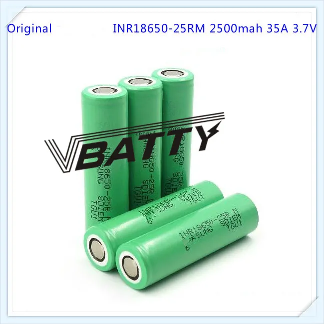 Для Samsung ICR18650 25RM батарея 2500mah 35A 3 7 V литий ионный аккумулятор Горячая Распродажа