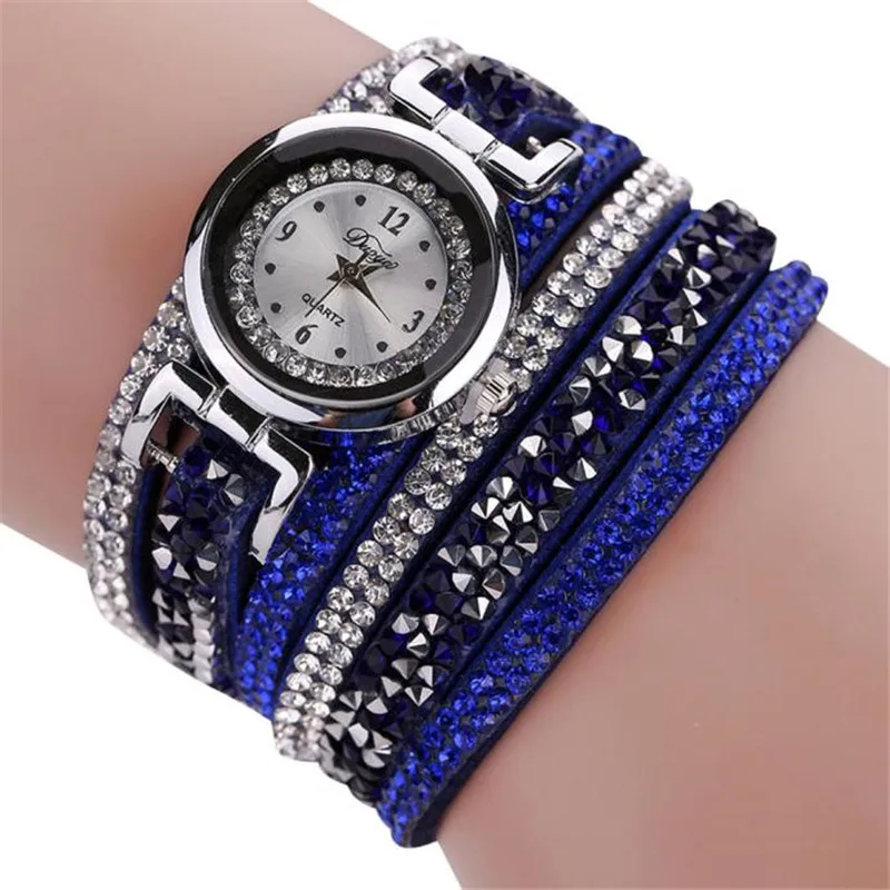 Relojes Mujer 2018 женские часы Шикарный кожаный браслет с алмазами наручные подарок Relogio