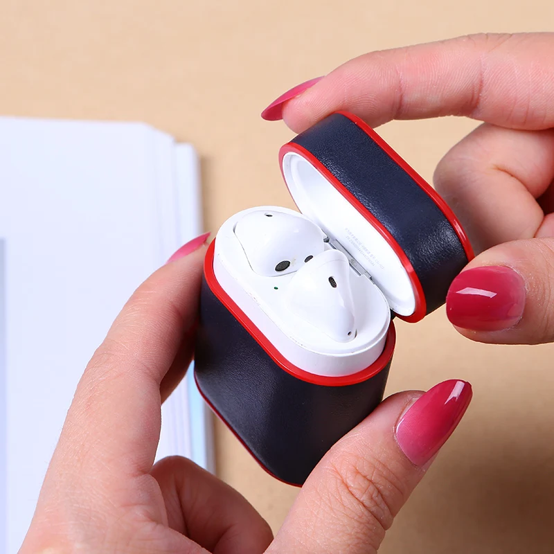 Кожаные чехлы для наушников Honor FlyPods / Huawei FreeBuds 2 защитный чехол зарядки в деловом