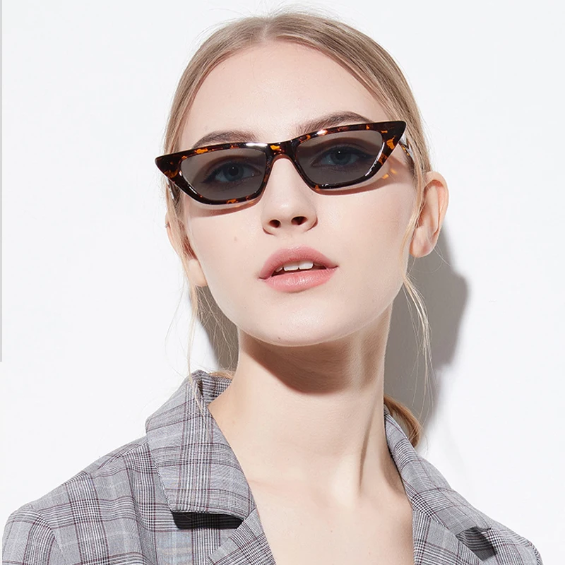 

2018 маленькие кошачий глаз милые сексуальные ретро солнцезащитные очки женские брендовые дизайнерские маленькие черные леопардовые винтажные дешевые солнцезащитные очки oculos 5123 R