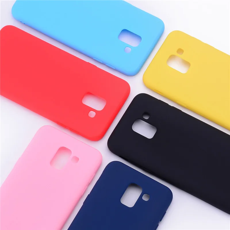 Цвет матовый чехол для samsung Galaxy A10 A20 A30 A40 A50 J3 J5 J7 J1 A6 A8 A7 J6 J4 Plus J2 A40 A50 силиконовый чехол
