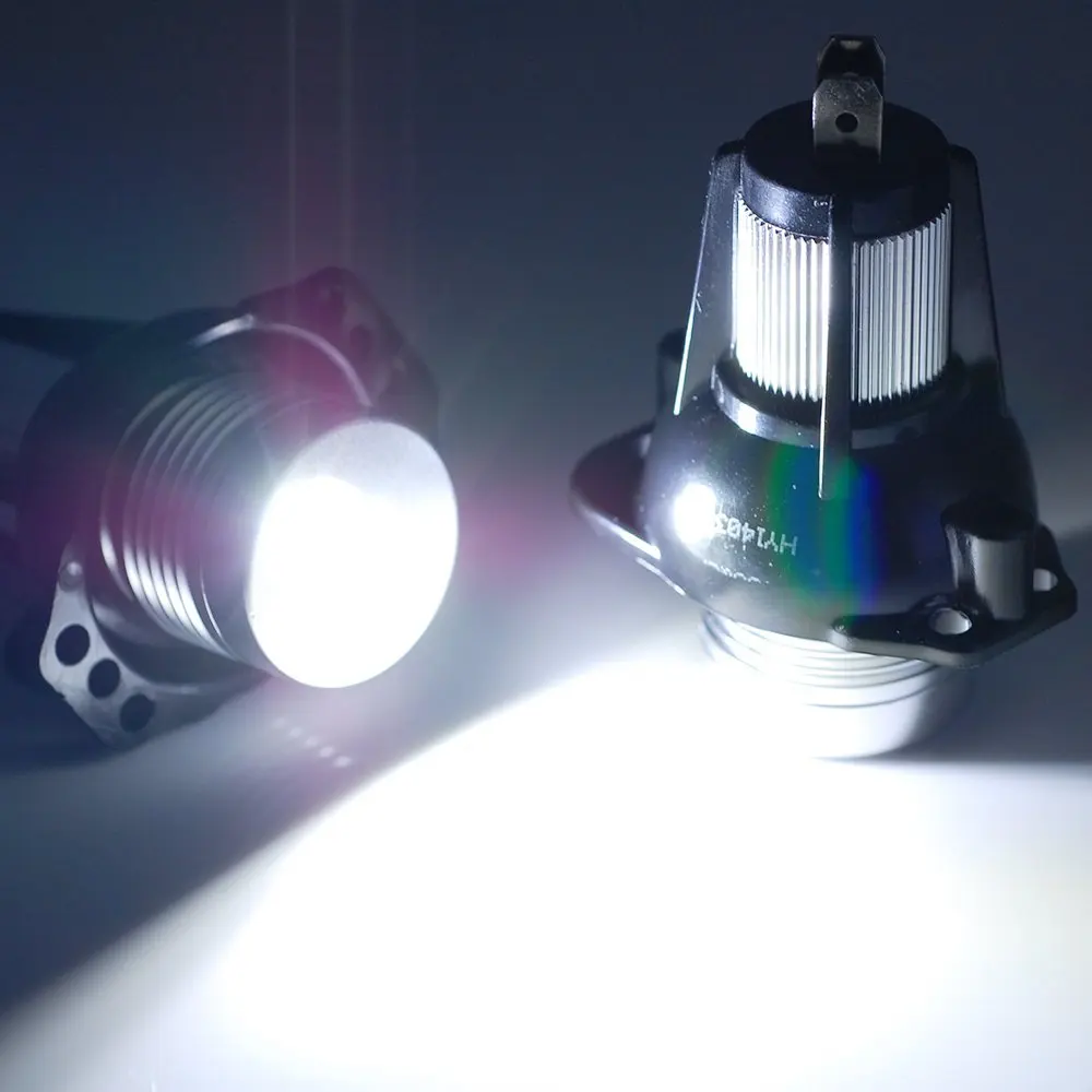 Pair White High Power 6W Angel Eyes Halo Ring LED Marker Light Bulbs For 2006 2007 2008 BMW E91 325i 325xi 328i 328xi | Автомобили и