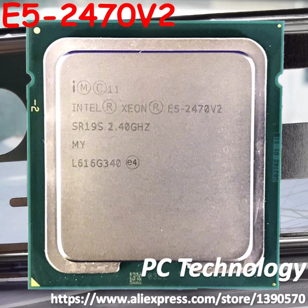 Лучший LGA1356 Intel Xeon E5 2470V2 CPU V2 2 40 ГГц 10 ядерный 25 Мб процессор 2470 V2|intel xeon|xeon e5intel xeon e5 |