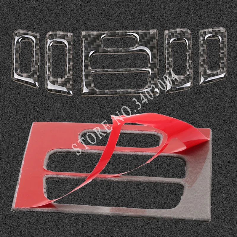 Для BMW e90 e92 e93 2005 2012 внутреннее углеродное волокно центральный кондиционер Рамка